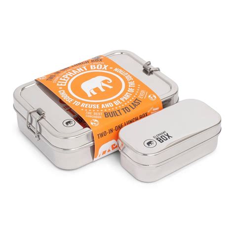 elephant lunch box stainless steel|tin box company lunch boxes.